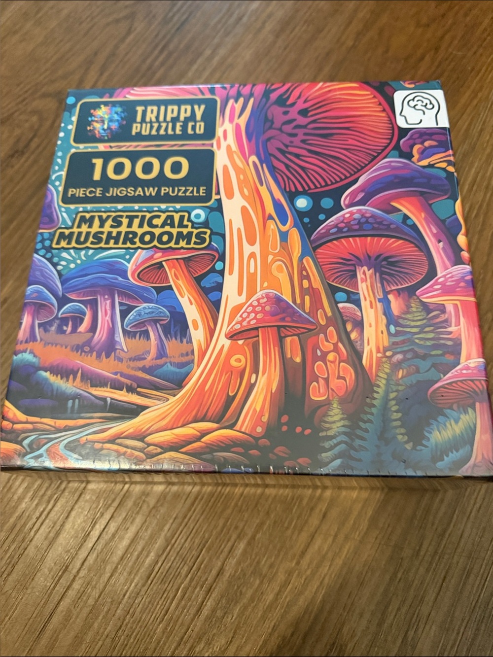 Trippy Puzzle Co Mystical Mushrooms 1000-Piece Jigsaw Puzzle - Multicolor
